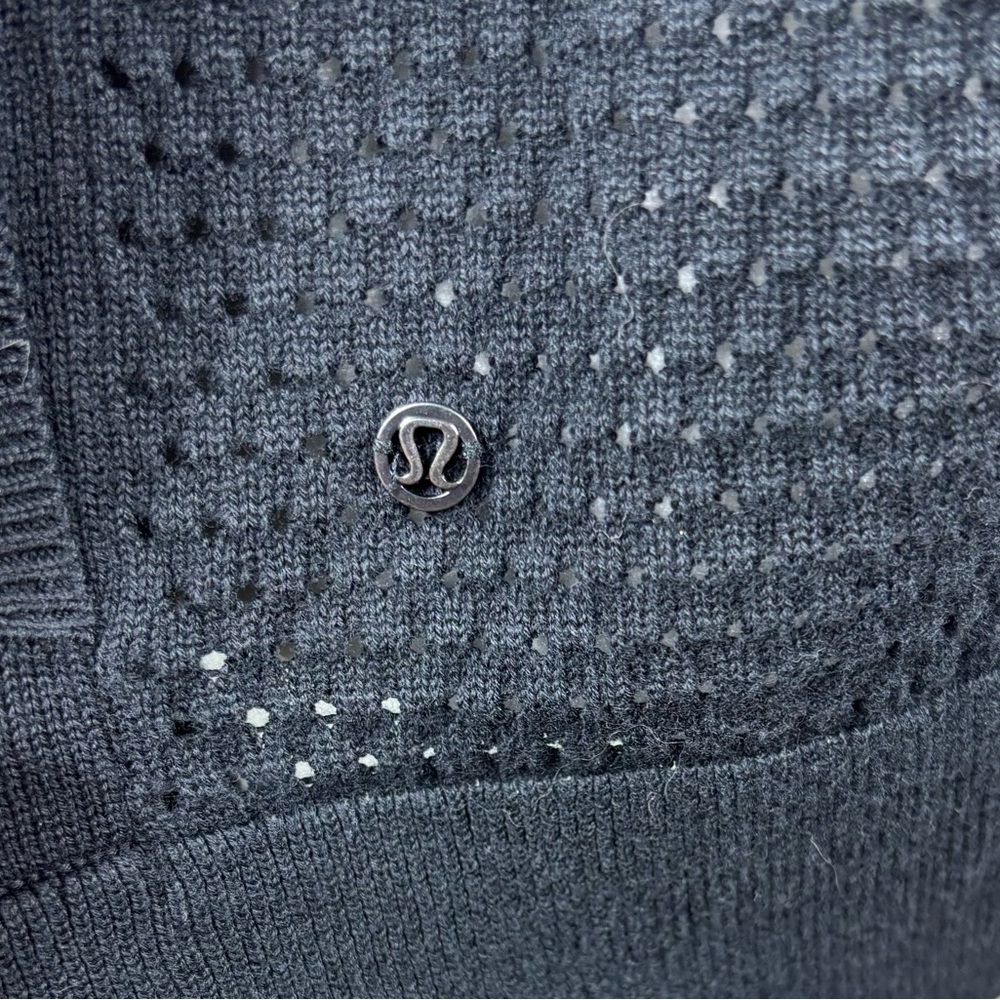 Lululemon Still Movement Wrap Sweater in Black - Picture 5 of 5